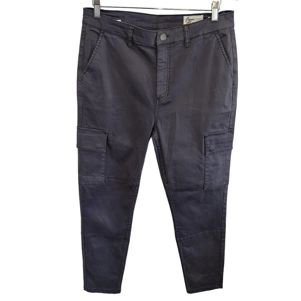 Cosmic Blue Love Skinny Cargo Utility Pants 31